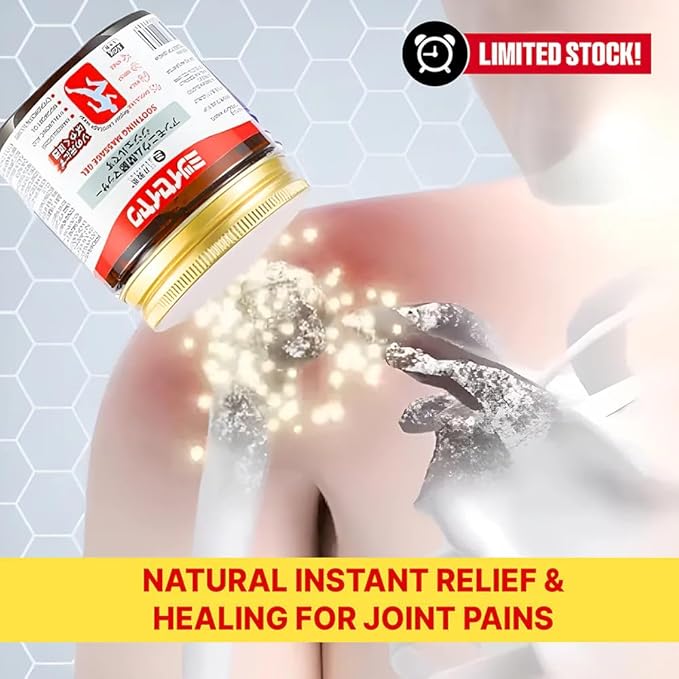Japanese Formula Soothing Massage Gel for Joint & Muscle Pain Relief