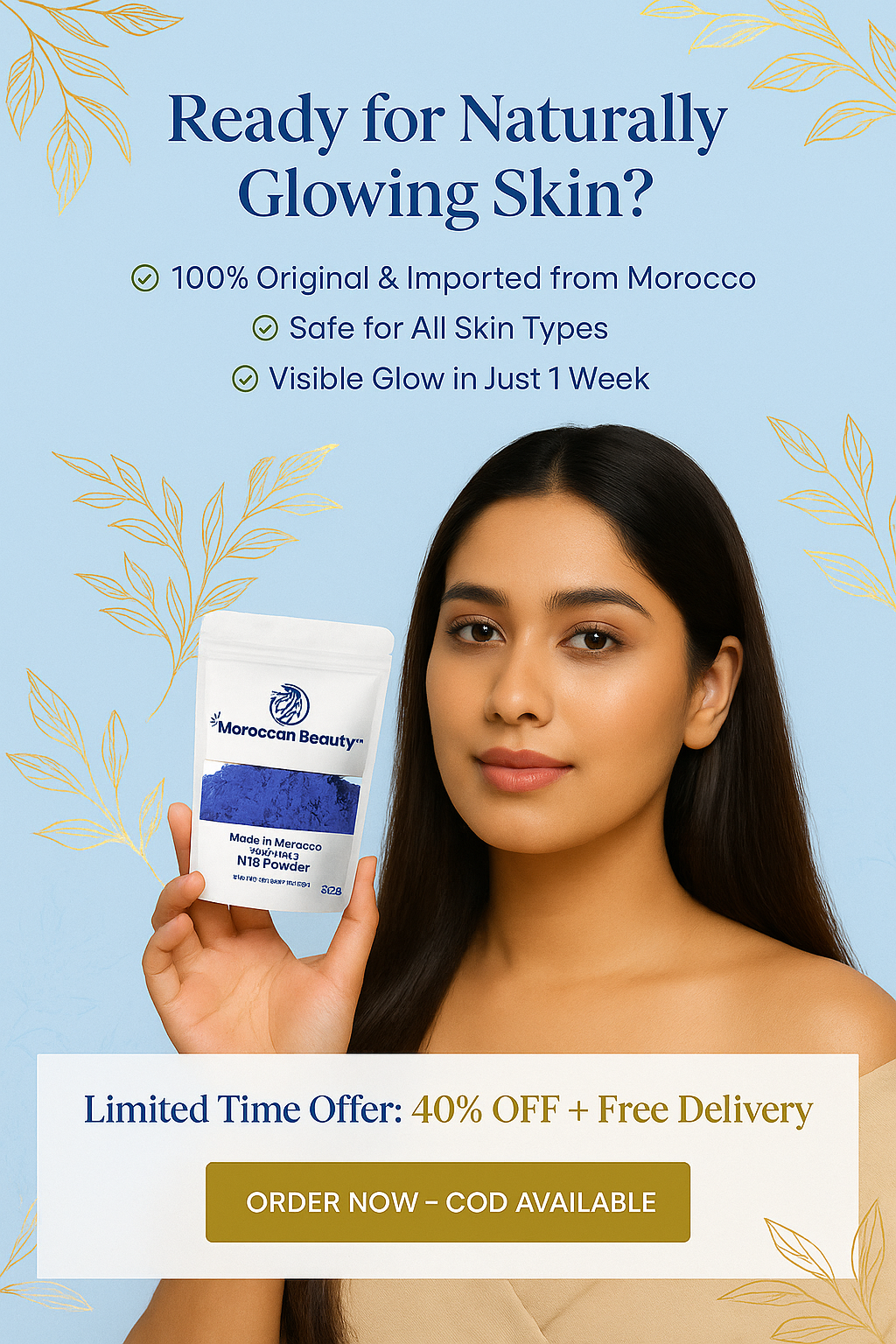 Moroccan Nila Powder for skin whitening