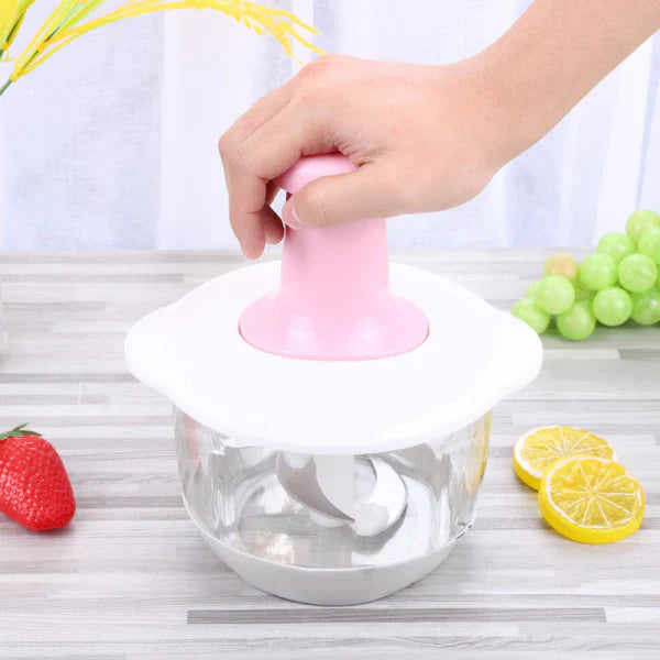 Multi Functional Hand Press Food Chopper