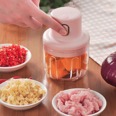 Mini Electric Chopper | USB Rechargeable | Food Chopper Kitchen Tools