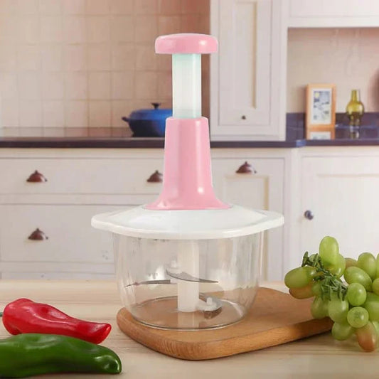 Multi Functional Hand Press Food Chopper